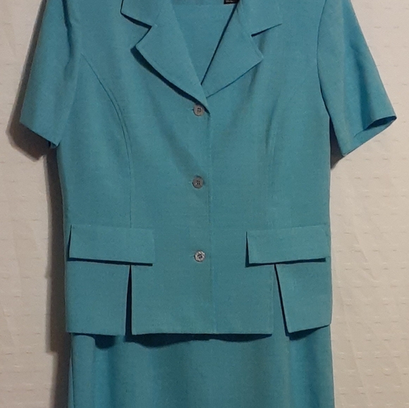 Sag Harbor Dresses & Skirts - SAG HARBOR 2 PIECE BLUEISH SKIRT SET BUSINESS/DINNER/CHURCH WOMEN'S SIZE 12